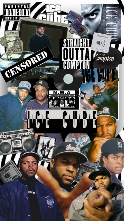 90s Hiphop Aesthetic, Ice Cube Wallpaper, 90s Rnb Aesthetic, Old School Rap Aesthetic, 2000s Rap Aesthetic, 90s Rap Aesthetic, Ice Cube Rapper, Hiphop Aesthetic, Rnb Aesthetic