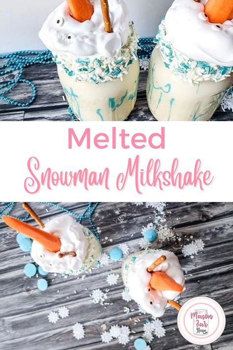 Homemade Vanilla Milkshake, Jar Drinks, Homemade Milkshake, Edible Eyes, Moon Cafe, Christmas Dessert Ideas, Milkshake Flavours, Mason Jar Drinks, White Drinks