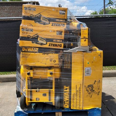 Clearance sale🔥Amazon Customer Returns Tool Pallets Online 2024 Pallet Liquidation, Pallet Tool, Aventura Florida, Amazon Tools, Small Pallet, Pallets For Sale, Pallet Size, Grab The Opportunity, Diy Cleaning Solution