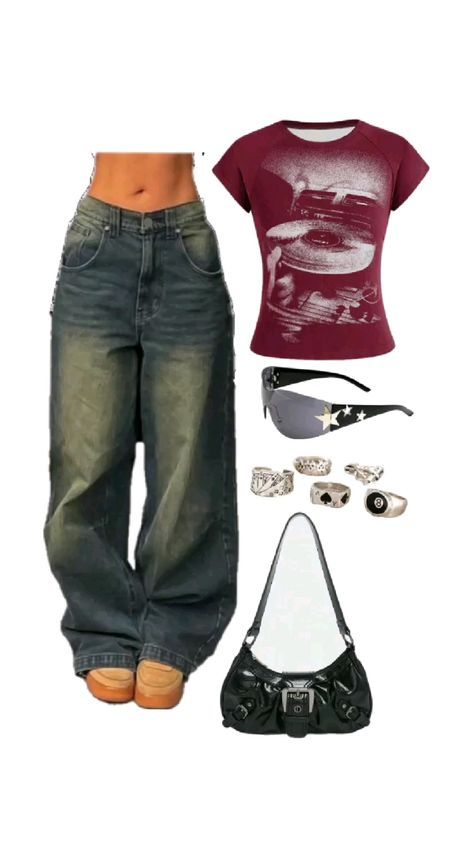 Y2k Outfits Aesthetic, Street Style Outfits Casual, Outfit Inspo Casual, Trendy Outfits For Teens, 2000s Fashion Outfits, Swaggy Outfits, Mode Inspo, Cute Everyday Outfits, Really Cute Outfits