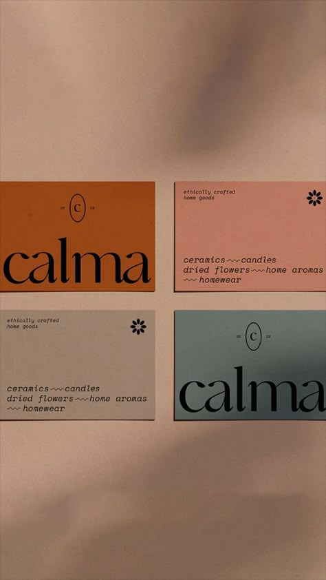 Calma home good brand design by Elia Laourda - Fivestar Branding Agency Is A Design and Branding Agency. This Work Belongs to The Accredited Artist and Is Curated For Inspiration Only 
#branding #brandinginspiration Peaceful Branding, Calming Branding, Wellness Logo Design Inspiration, Healing Branding, Tailor Logo Design, Therapy Branding, Design Agency Branding, Help Logo, Home Branding