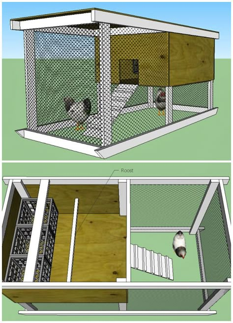 30 Free DIY Chicken Tractor Plans For Homesteaders Diy Chicken Coupe Easy, Diy Chicken Coop Dog Kennel, Diy Small Chicken Tractor, Diy Chicken Coop Tractor, Diy Chicken Coop For 3 Chickens, Simple Chicken House Plans, Chicken Pen Plans, Diy Coop Cheap, Dog House Chicken Coop Diy