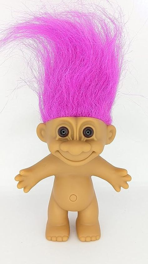 Amazon.com: Troll Doll Pink Purple Hair Vintage Retro 5 inches : Toys & Games Troll Dolls Vintage, Pink Purple Hair, Multimedia Arts, Troll Doll, Troll Dolls, Vintage Hairstyles, Purple Hair, Christmas Presents, Pink Purple