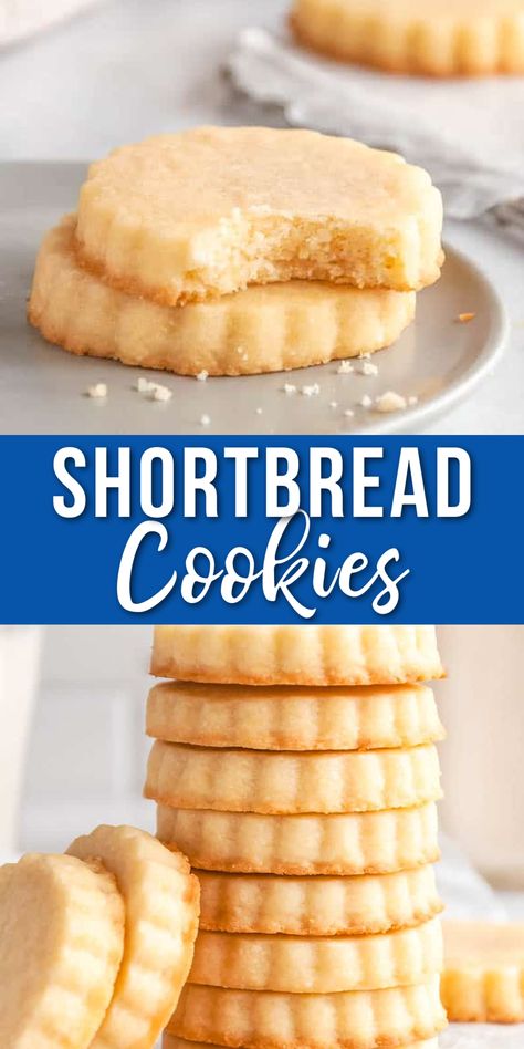 Mini Shortbread Cookies, Biscuit Cookies Recipe, Shortbread Sugar Cookie Recipe, Party Biscuits, Best Shortbread Cookie Recipe, Easy Shortbread Cookie Recipe, Best Shortbread, Butter Shortbread Cookies, Easy Shortbread