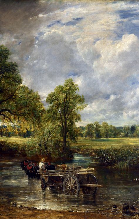 The Hay Wain, Love Painting Canvas, English Paintings, John Constable, Beauty Words, Calligraphy Brush, Romantic Heart, Art Calligraphy, National Gallery