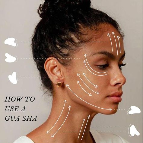 Gus Sha, Use Gua Sha, Gua Sha Facial, Gua Sha Tools, Stone Massage, Facial Exercises, Jade Roller, روتين العناية بالبشرة, Face Yoga