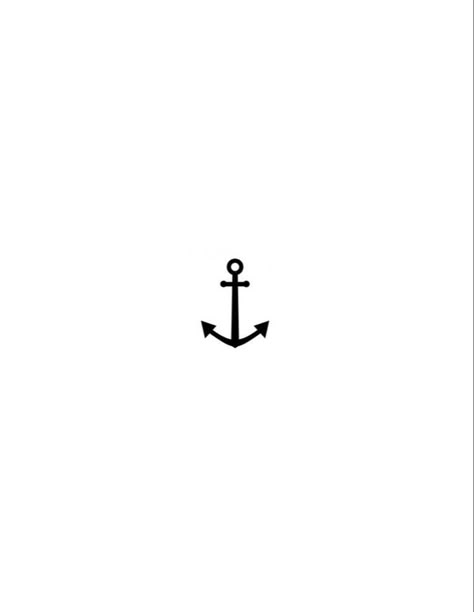 Minimalist Anchor Tattoo, Simple Anchor Tattoo, Tiny Anchor Tattoo, Small Anchor Tattoos, Tattoo Stencil Designs, Navy Tattoos, Tattoo Homme, Ring Tattoo Designs, Anchor Tattoo Design