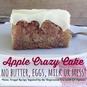 Cake No Butter, Crazy Cake Recipes, Wacky Cake Recipe, Wacky Cake, Crazy Cake, Eggless Desserts, Eggless Recipes, John Donne, Egg Free Recipes