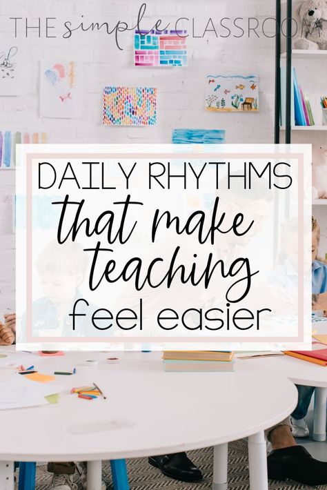 A great way to get out the door faster as a teacher, and not take work home is to develop daily rhythms that make your daily tasks much simpler, and put some of the responsibility on your students' shoulders, instead of your own. Use these teaching tips to focus on what matters, and make teaching more fun! Teacher Daily Routine, Teacher Daily Checklist, Teacher Routine, Winter Lesson Plans, 3rd Grade Worksheets, Home School Preschool, Winter Lesson Plan, Appreciation For Teachers, Simple Classroom