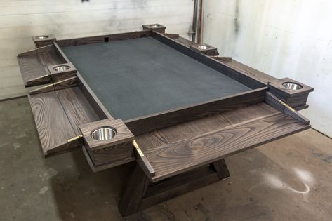 Dungeons & Dragons Board Game Table With Fold Down Player Stations Dnd Tables Diy, D&d Game Table, Tabletop Game Table, Dungeons And Dragons Table Diy, Custom Dnd Table, Dungeons And Dragons Game Table, Folding Game Table, Dnd Gaming Table Diy, Tabletop Gaming Table