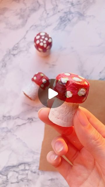 Eve on Instagram: "Super fun idea 🍄✨🍾   Saw @artsypeach painting a mushroom design on a champagne cork, which inspired me to create these adorable stamps 🫶🏼  #stamp #handmade #diy #craft #artsandcrafts #ek_graphic_ #mushrooms #creativeideas" Cork Mushroom Diy, Champagne Cork Mushrooms, Champagne Cork Ideas, Cork Gnomes, Champagne Cork Crafts, Ideas For Craft Shows, Paint Cork, Stamp Handmade, Felt Mushroom