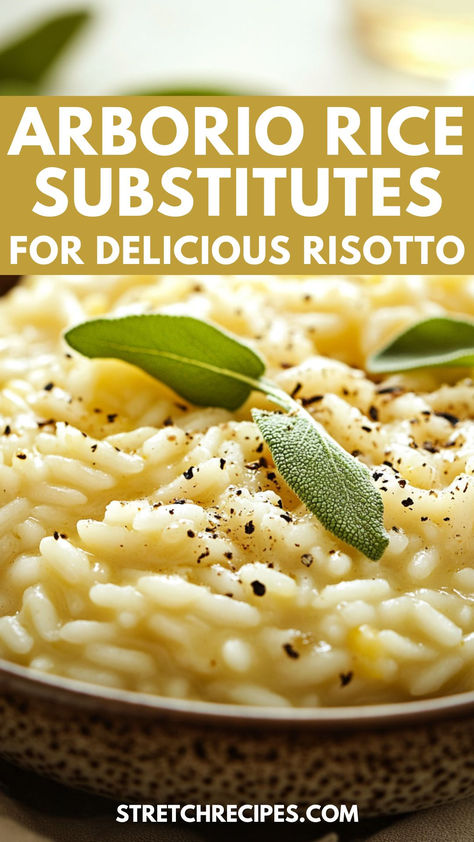 Don't let a lack of Arborio rice keep you from making risotto! Explore our blog to find delicious alternatives like Carnaroli and Vialone Nano rice, complete with ingredients and step-by-step instructions. Save this now and click through for more tips! Alternatives To Rice, Substitute Ideas, Best Rice Recipe, Rice Substitute, Mexican Rice Easy, How To Make Risotto, The Best Rice, Best Rice, Healthy Rice