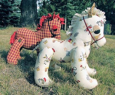 Little Bronco | Craftsy Sewing Animals, Bronco Horse, Soft Toy Patterns, Animal Sewing Patterns, Sewing Stuffed Animals, Horse Pattern, Fabric Toys, Sewing Toys, Diy Stuffed Animals