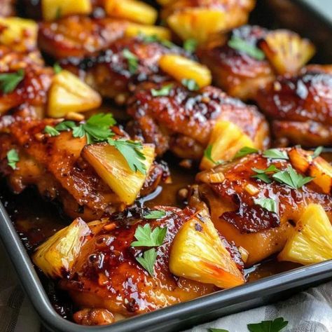 Baked Huli Huli Chicken – Tasty Recipes Baked Huli Huli Chicken, Huli Chicken, Grilling Chicken, Huli Huli, Huli Huli Chicken, Slow Cooker Steak, Steak And Onions, Hawaiian Recipes, Sweet Glaze