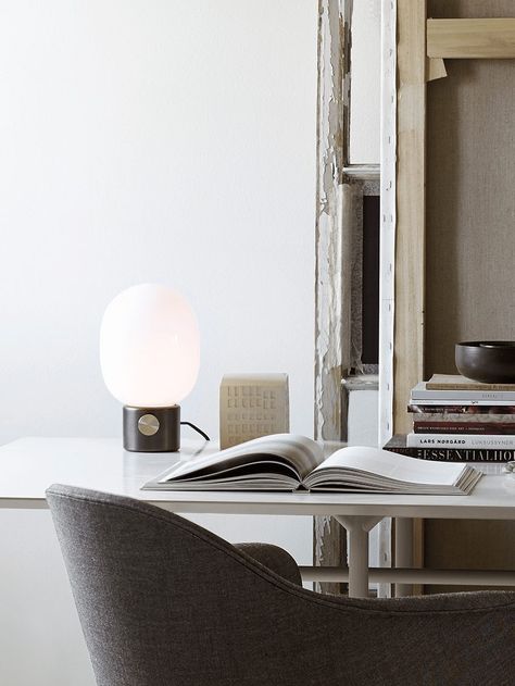 A lamp easily recognised by Scandinavian design enthusiasts, the JWDA lighting range has become something of an icon for Danish design-house, Menu. Designed by Jonas Wagell Design + Architect, it's applauded for its minimalistic form, playful expression, balanced proportions. We like it because it's straight up sexy. D Jwda Lamp, Scandinavian Lighting, Playful Expression, Floor Lamp Styles, Design Architect, Craft Lights, Parsons School Of Design, Architect Design, Staple Pieces