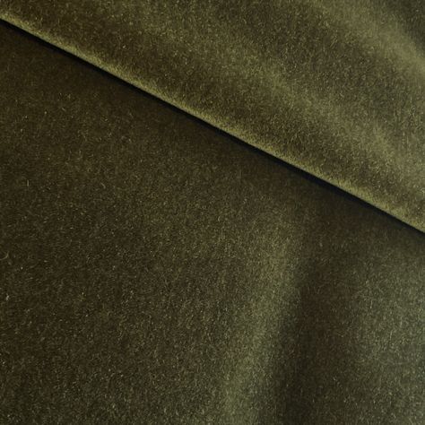 Luxurious 100% Mohair Velvet Thick Heavy Weight Upholstery Fabric by the Yard, Solid Olive Green #390 Sofa Chair Headboard Upholstery 54"W Green Velvet Banquette, Velvet Banquette, Beige Upholstery Fabric, Olive Green Fabric, Green Fabrics, Mohair Fabric, Green Velvet Fabric, Creative Advertising Design, Jewelry Box Diy