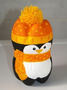 Plastic Bottle Penguin | Arts & Crafts | Pinterest Soda Bottle Crafts, Recycled Crafts Kids, Reuse Plastic Bottles, Penguin Craft, Plastic Bottle Art, Diy Plastic Bottle, Penguin Art, Diy Bottle Crafts, Plastic Bottle Crafts