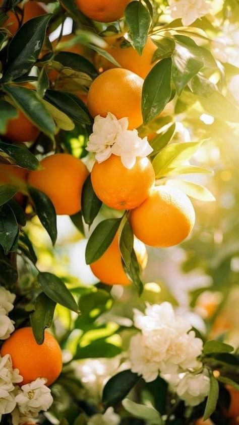 Orange Blossom Photography, Orange Blossom Tree, Orange Fruit Flower, Orange Fruit Aesthetic, Orange Blossom Aesthetic, Orange Flowers Aesthetic, Apricot Aesthetic, Grapefruit Aesthetic, Green Orange Aesthetic