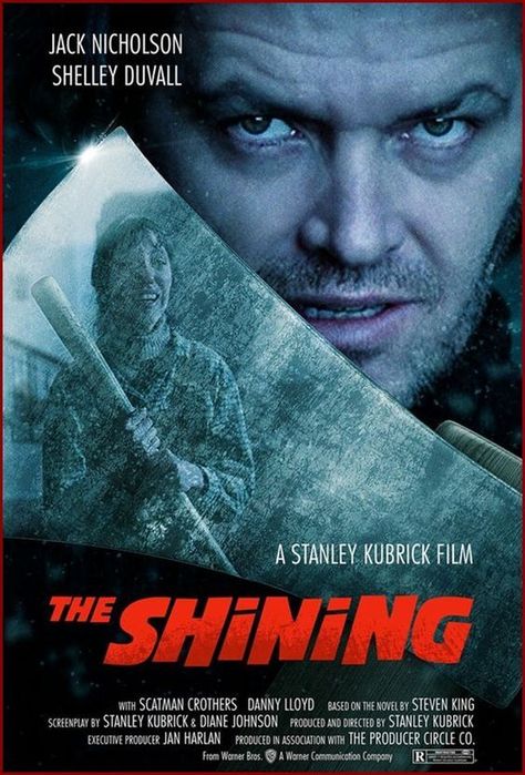 The Shining Movie, The Shining Poster, The Shining 1980, Stanley Kubrick The Shining, Steven King, Best Movie Posters, Horror Movie Icons, Horror Artwork, Best Horror Movies