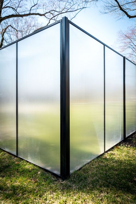 Polycarbonate Fence, Colorbond Fence, Futuristic Garden, Old Schoolhouse, Glass Fence, Deer Fence, Black Fence, Privacy Wall, Modern Fence Design