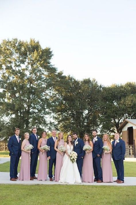 Vintage Mauve And Navy Wedding, Vintage Mauve Bridesmaid Dresses With Groomsmen, Dust Rose And Navy Blue Wedding, Mauve Navy Wedding, Mauve Bridesmaid Dress With Groomsmen, Mauve And Navy Blue Wedding, Mauve And Blue Wedding, Navy Mauve Wedding, Blue And Mauve Wedding