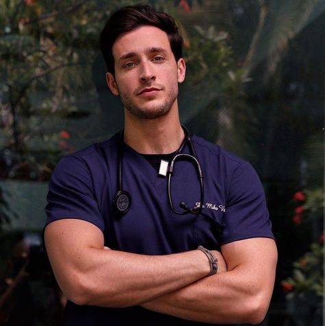 Medical Scrubs Men, Dr Mike Varshavski, Mike Varshavski, Doctor Mike, Dr Mike, Male Doctor, Male Nurse, Instagram Famous, Medical Drama