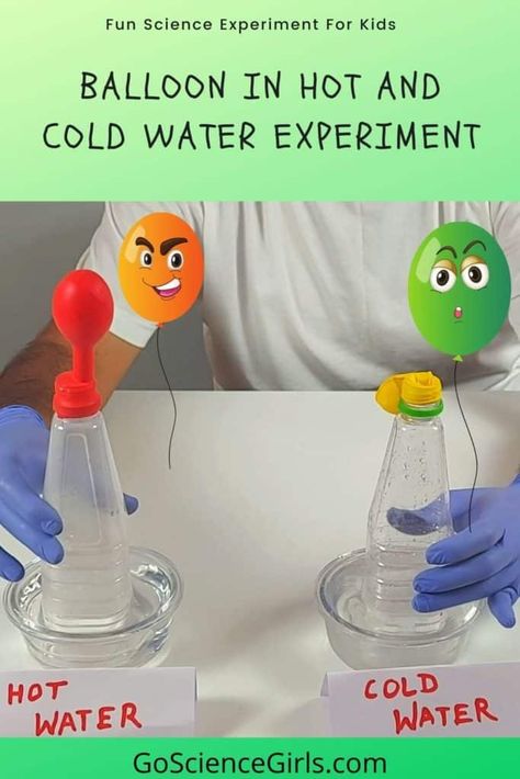 Montessori Extensions, Water Worksheet, Water Science Experiments, Balloon Experiment, Sensory Science, Room Parent, Water Experiments, Experiments Kids, Stem Classes