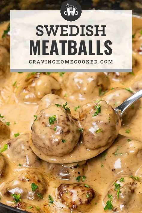 Indulge in the flavors of authentic Swedish Meatballs – tender and savory. Perfectly paired with a creamy sauce. A taste of Sweden at your table. #swedish #meatballs #recipe Swedish Baked Meatballs With Noodles, Ground Beef Swedish Meatballs, Make Ahead Swedish Meatballs To Freeze, Swedish Meatball Subs, Swedish Meatballs With Premade Meatballs, Swedish Meatballs In Oven, Stovetop Swedish Meatballs, The Best Swedish Meatballs, Meatball In Sauce Recipes