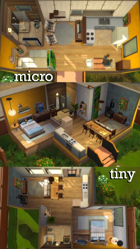 search the the sims 4 gallery – @wonderlandinn :
"Micro Eco Lifestyle" 12k 32 tile for 1 sim.
"Tiny Eco Lifestyle" 18k 64 tile for 1-2 sims.
"Small Eco Lifestyle" 32k 100 tile for 1-4 sims.
🚚
#sims4inspo #sims4builds #sims4ecolifestyle #sims4tinyhome #sims4tinystarters Sims 4 32 Tile Home, Sims 4 Eco Lifestyle Add On, Tiny Apartment Sims 4, Sims 4 Tiny Living Floor Plans, The Sims 4 Tiny House Ideas, Sims 4 Floorplan Tiny House, Sims 4 Micro Home Floor Plan, Tiny Homes Sims 4, Sims 4 1 Bedroom House Layout