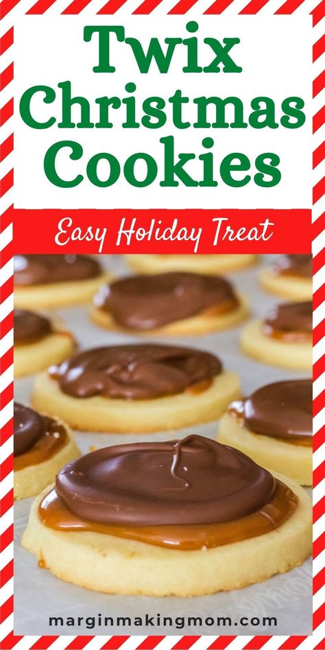 Christmas Twix Cookies, Christmas Cookie And Candy Ideas, Christmas’s Deserts, Mini Christmas Twix Cookies, Christmas’s Cookie Recipe, Best Christmas Cookies For Exchange, Easy Dairy Free Christmas Treats, Thank You Baked Goods, Best Christmas Cookie Swap Recipes