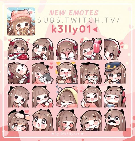 Emote Reference, Twitch Emote Ideas, Emote Ideas, Twitch Streaming Setup, Chibi Emotes, Emote Twitch, Twitch Streaming, Emotes Twitch, Streaming Setup