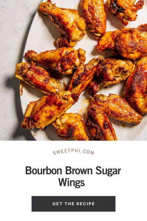 Bourbon Wings Recipe, Cocktail Snacks, Wisconsin Food, Grilled Chicken Wings, Chicken Wings Recipe, Comfort Food Southern, Wings Recipe, Comfort Food Recipes Dinners, Wing Sauce