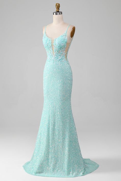 Teal quinceanera dresses