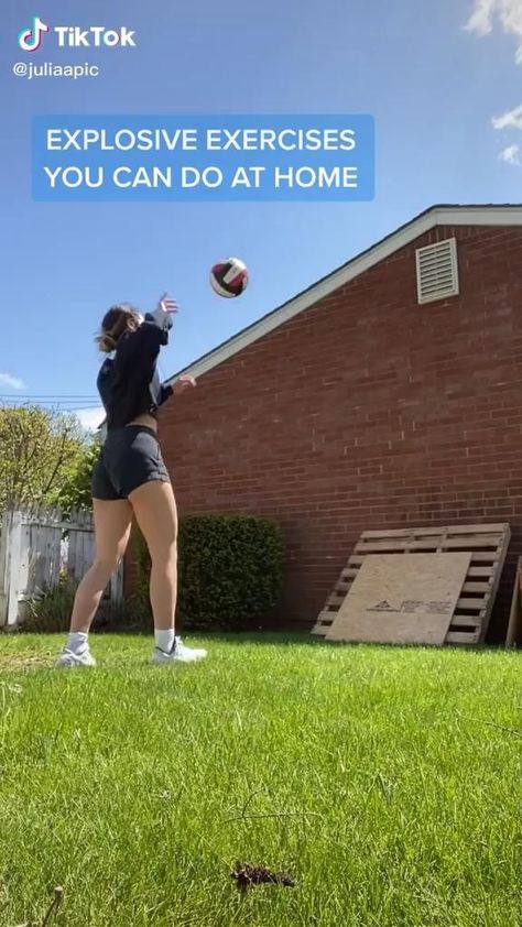 Volleyball Goals, Vertical Workout, Volleyball Workout, Volleyball Conditioning, Volleyball Tryouts, Hair Sports, Volleyball Skills, Volleyball Practice, Volleyball Stuff