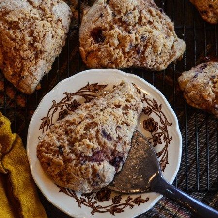 Sprouted Spelt Scones With Berries & Cream — The Elliott Homestead Breakfast Muffins Easy, Scones Savory, Nut Breads, Shaye Elliott, Elliott Homestead, Spelt Recipes, Breakfast Dessert Recipes, Fruit Muffins, Pasta Homemade