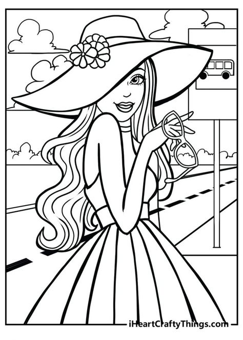 Barbie Coloring Pages - All New And Updated For 2022 Barbie Coloring Pages Free Printable, Coloring Pages Barbie, Girl Coloring Pages, Girls Coloring Pages, Barbie Drawing, Disney Princess Coloring Pages, Barbie Coloring, Barbie Coloring Pages, Summer Coloring Pages