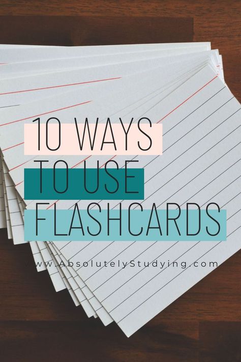 10 Fantastic Ways to Use Flashcards to Boost Your Study Session.  Flashcards are an incredibly effective study tool, but are they better than notes? How To Use Index Cards To Study, How To Use Flashcards For Studying, Flash Card Study Tips, How To Study Using Flashcards, Flash Card Study Method, How To Make A Flashcard, Cue Cards Study, How To Organize Flashcards, How To Use Flashcards