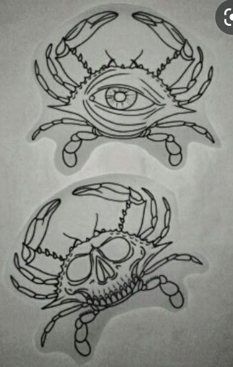 Hermit Crab Tattoo, Misfits Tattoo, Traditional Heart Tattoos, Beer Tattoos, Crab Tattoo, Gangsta Tattoos, Sketch Tattoo Design, Old School Tattoo Designs, Leg Sleeve Tattoo