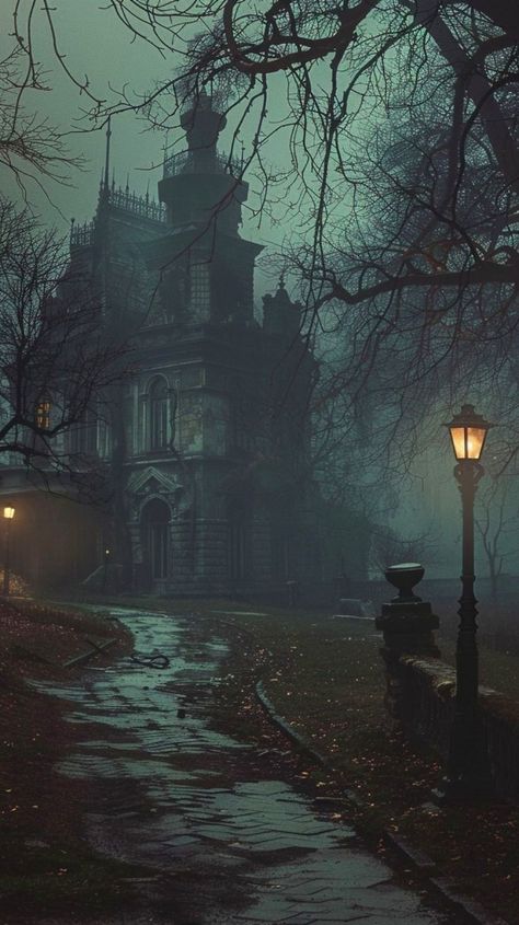 Spooky Dark Aesthetic, Gothic Aesthetic Background, Gothic Asthetic Wallpers, Horror Asthetic Picture, Mysterious Wallpapers, Horrorcore Aesthetic, Haunted Landscape, Gloomy Wallpaper, Haunted Aesthetic