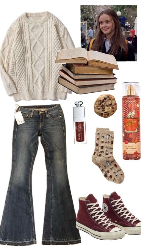 Cute Rory Gilmore, Rory Gilmore Outfits, Gilmore Outfits, Rory Gilmore Style, Gilmore Girls Fashion, Fall Aesthetic Outfit, Gilmore Girls Outfits, October Outfits, Fashion Fails