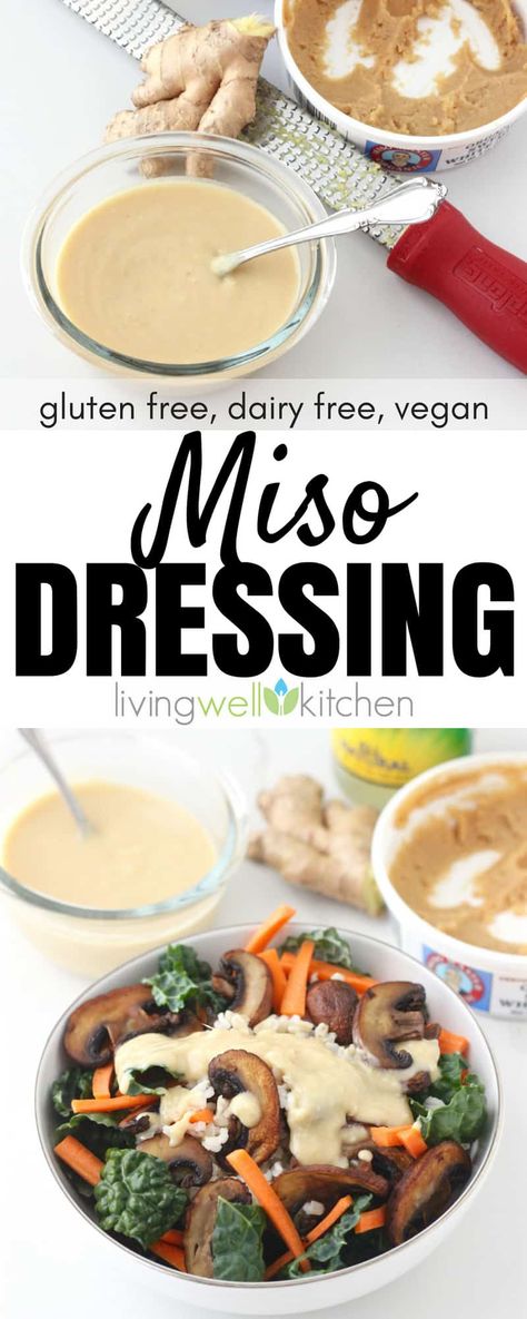 Miso Sauce Recipe, Thanksgiving Cornbread, Miso Dressing Recipe, Miso Salad Dressing, Fruit Salad Dressing, Miso Recipes, Miso Recipe, Dressing For Fruit Salad, Vegan Salad Dressing