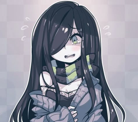 Best Anime Profile, The Crawling City, Aria Wintermint, Black Haired Anime, Anime Goth, Vampire Girl, Cute Goth, Cute Anime, Anime Character