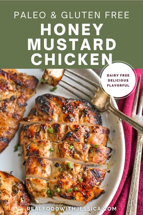 Paleo Grilled Honey Mustard Chicken Paleo Grilled Chicken, Paleo Honey Mustard, Honey Dijon Chicken, Best Paleo Recipes, Delicious Paleo Recipes, Healthy Honey, Honey Mustard Chicken, Mustard Chicken, Glutenfree Dairyfree