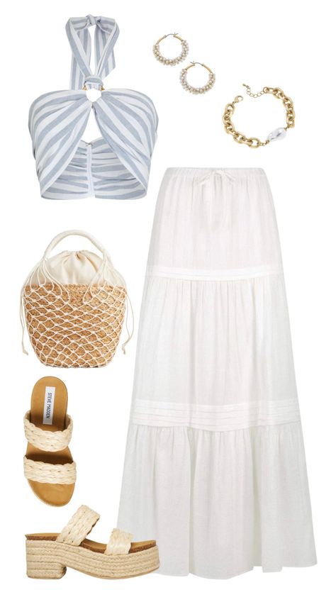 Polyvore Outfits Summer, Ltk Outfits, Curated Outfit, Europe Outfits, Coastal Granddaughter, Cruise Outfits, Cute Preppy Outfits, Beach Outfits, European Summer