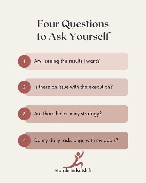 In a world constantly buzzing with activity, taking a moment to reflect can illuminate paths we never knew existed. Whether you're navigating your personal journey or steering a business towards new horizons, self-reflection is a powerful tool for growth and transformation. 🌱 Here are four self-reflective questions designed to spark deep thinking and guide you toward greater understanding and clarity. For individuals and businesses alike, these questions can reveal insights that propel you ... Cbt Techniques, Social Experiment, Daily Task, Deep Thinking, Entrepreneur Mindset, Personal Journey, Marketing Quotes, Event Marketing, Questions To Ask