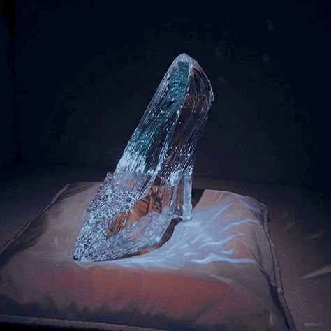 Glass Slipper Cinderella Wedding Shoes, Crystal Heels Cinderella, Ice Heels, Heels Cinderella, Fairy Heels, Cinderella Heels, Cinderella Aesthetic, Princess Heels, Glass Heels