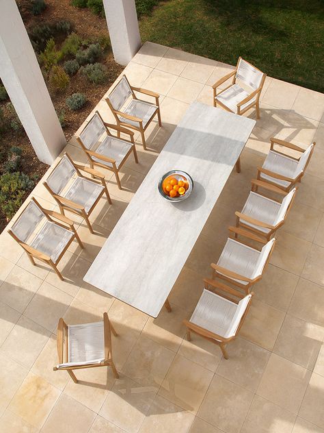 Monterey at Curranonline.com Dining Table For 10, Table For 10, White Dining Set, Teak Patio Furniture, Outdoor Wood Furniture, Aluminum Chairs, Teak Outdoor Furniture, Table Chairs, Teak Table