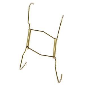 OOK 7 - 10 in. 30 lb. Brass and Gold Deluxe Plate Hanger-50471 at The Home Depot Antique White Trim, Decorative Plates Display, Cherry Dresser, Blue White Kitchens, Tartan Ribbon, Plate Hanger, Sofa Throws, Country Interiors, Picture Wire