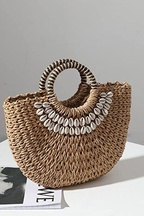 Handwoven Rattan Bags for Women Top-handle Bohemian Straw Woven Tote Bag Summer Beach Handbag for Travel. amazon summer essentials, travel essentials, amazon finds, summer outfit 2022 summer aesthetic, summer beach essentials. summer bags 2022 trends. Woven Beach Bags, Rattan Handbags, Straw Beach Bag, Straw Tote Bag, Straw Handbags, Rattan Bag, Woven Tote Bag, Straw Tote, Straw Bags