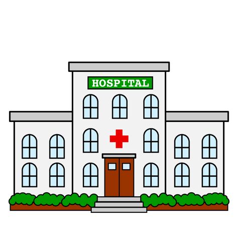 Cute Hospital Clipart Download Picture｜illustoon Doctor Supplies, Hospital Drawing, Hospital Clipart, Cute Hospital, Hospital Cartoon, Dentist Cartoon, Medical Clip Art, Nurse Cartoon, Hospital Icon